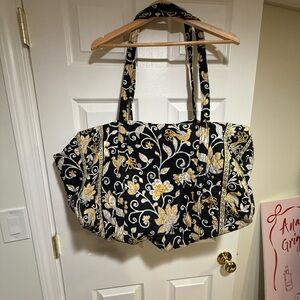 Vera Bradley Yellow Bird Weekend Bag